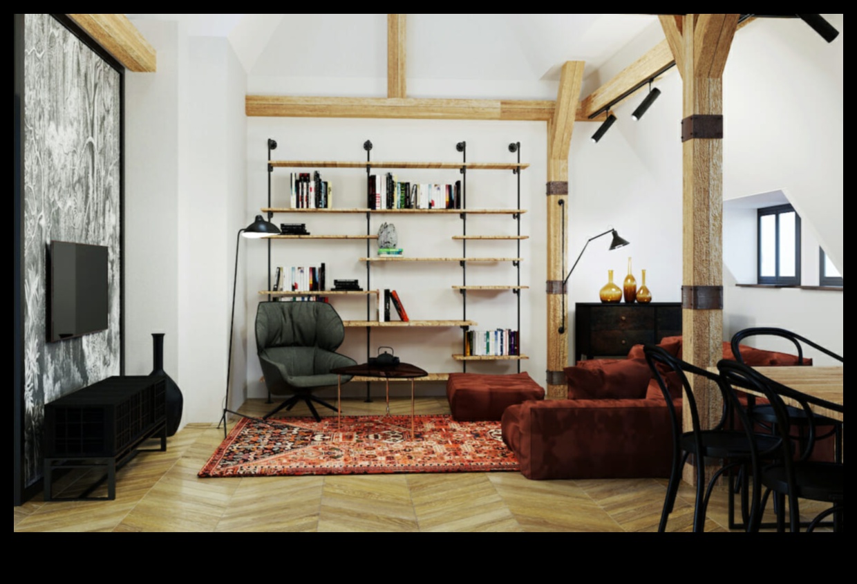 Decor Industrial Chic pentru sufragerie