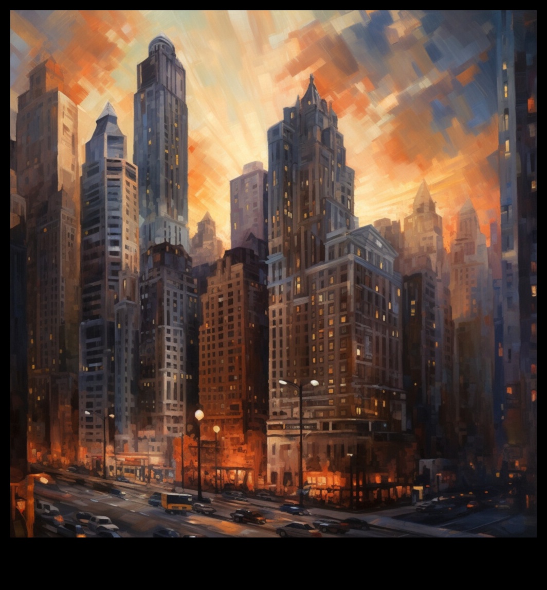 Urban Symphony: Captarea peisajelor urbane prin artă