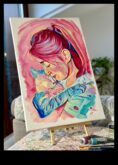 Reflecții ilustrate care surprind esența emoțiilor pe pânză